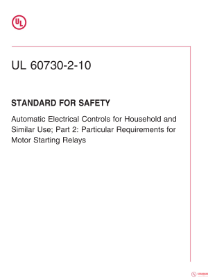 UL 60730-2-10 PDF